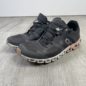 On Cloud Cloudflow Running Shoes Women’s Sz 8 Gray Pink Sneakers Athletic F